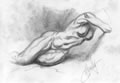 Michael Hensley Drawings, Female Form 52